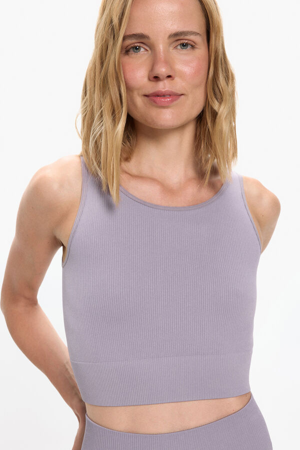 Only Play Sujetador deportivo Seamless tirantes morado/lila