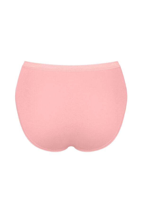 Sloggi 3-pack seamless high-waisted panties pink