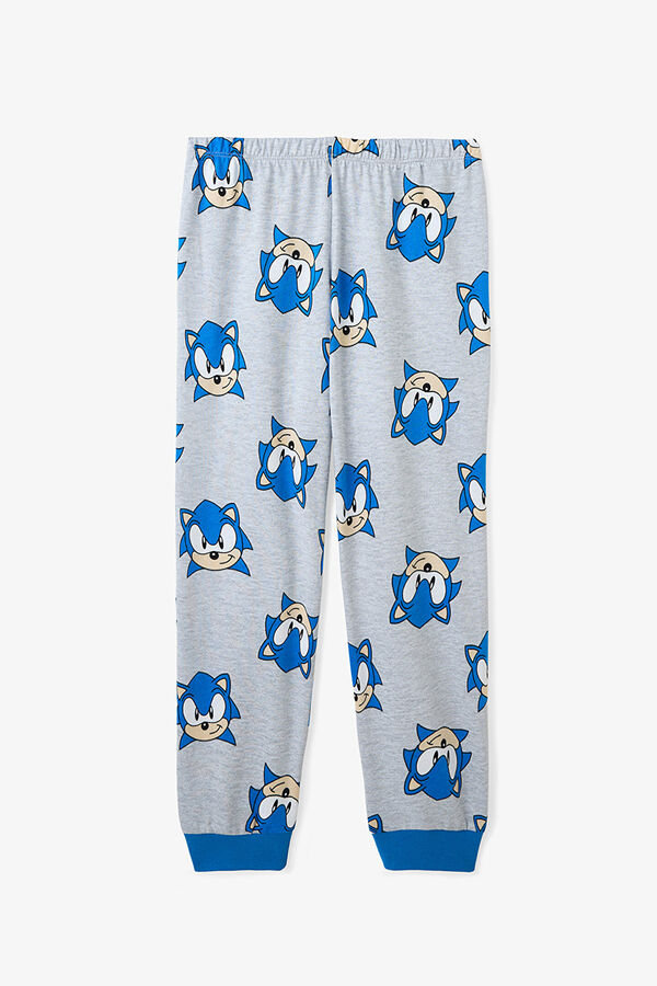 Penti Conjunto de pijama de manga larga Sonic para ni&ntilde;os azul