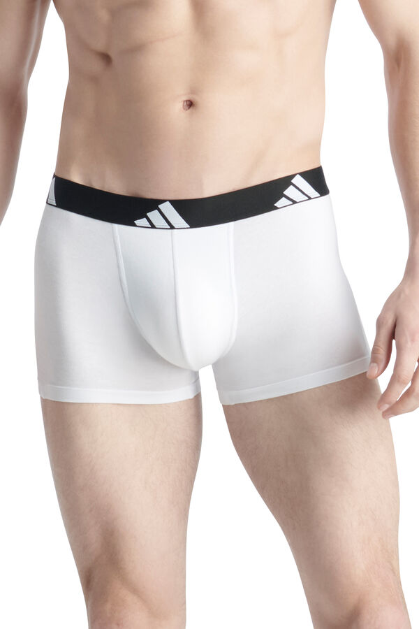 Adidas Pack of 3 Active Flex cotton boxers  printed