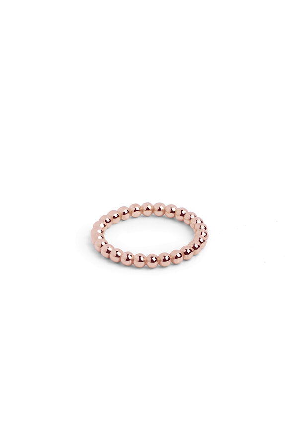 Womensecret Ring Midi Pebbles Gold Rosa Rosa