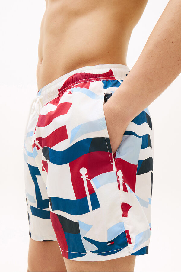 Tommy Hilfiger Flag print men's swimwear printed