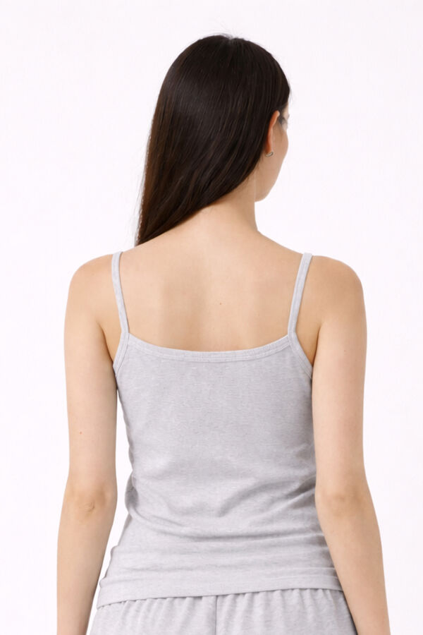 Lmtd Top de tirantes gris