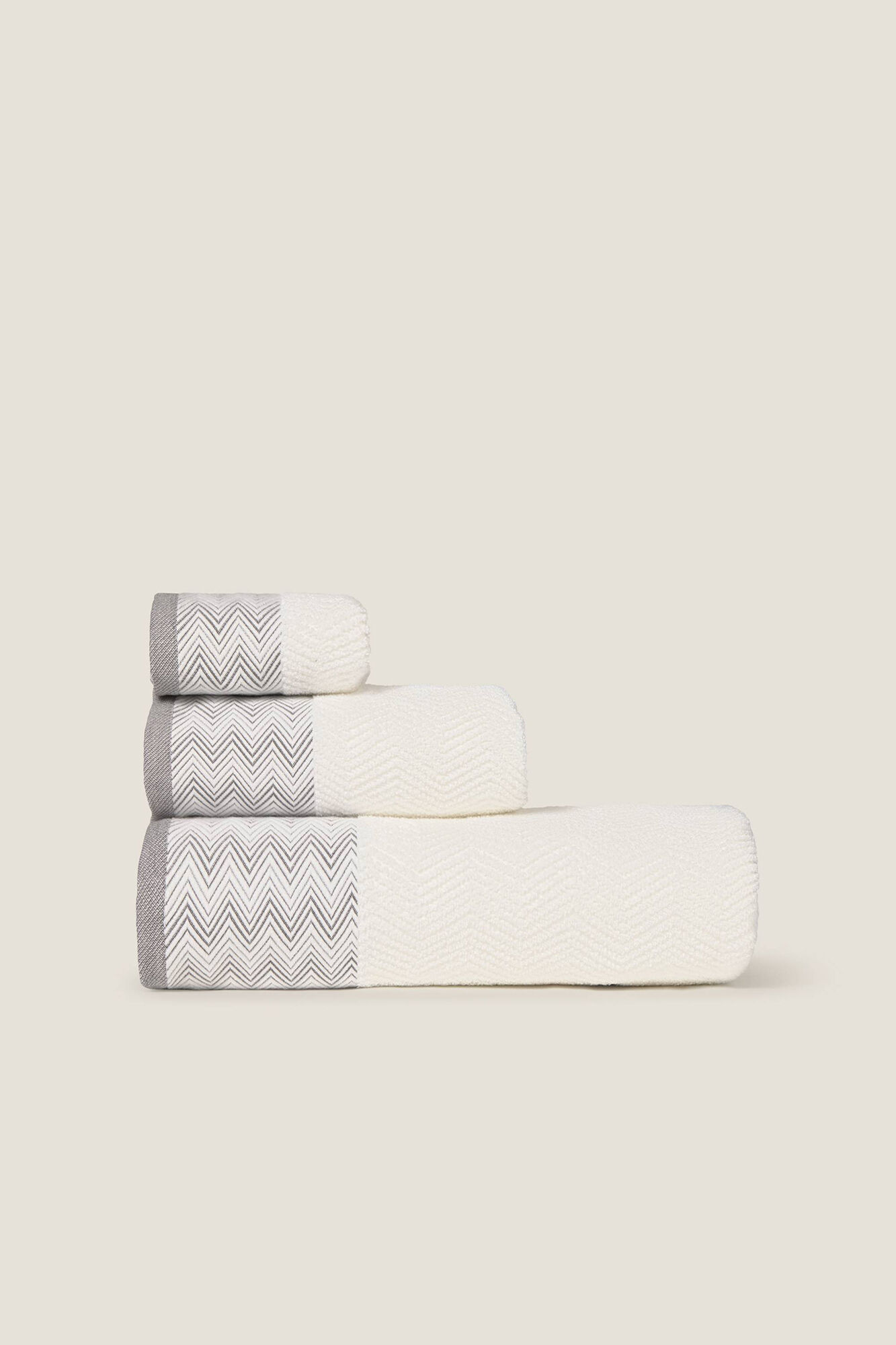 Textura Toalla rizo zigzag