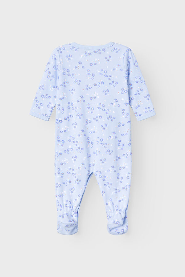 Womensecret Babyschlafanzug Mädchen Blumen-Print Blau