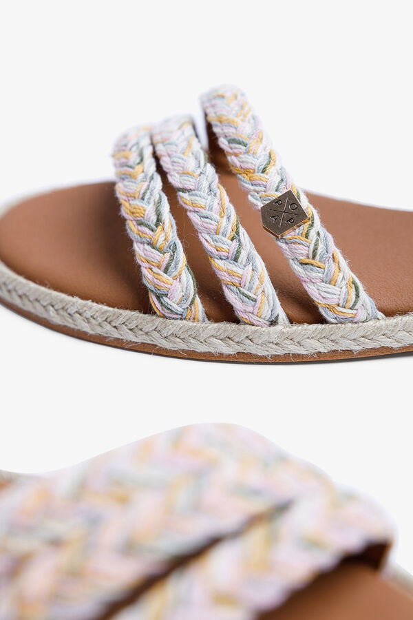 Popa Cotton Riazor flat sandal printed