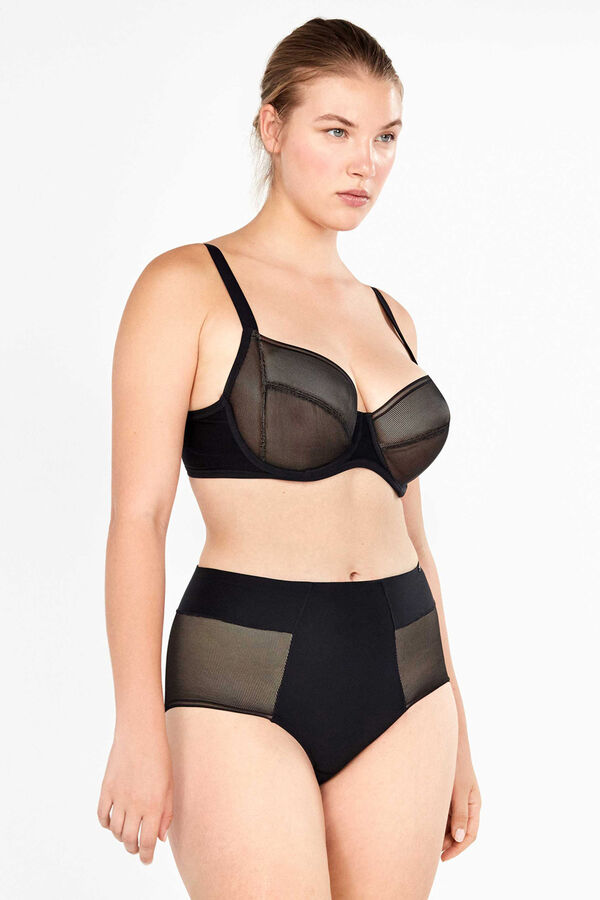 Gisela Sujetador moldeador capacidad negro