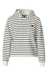 Pieces Sudadera con capucha blanco