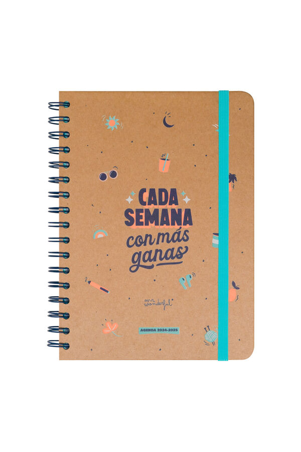 Mr. Wonderful Wonder Agenda 2024-2025 Weekly-Every week, with more enthusiasm printed