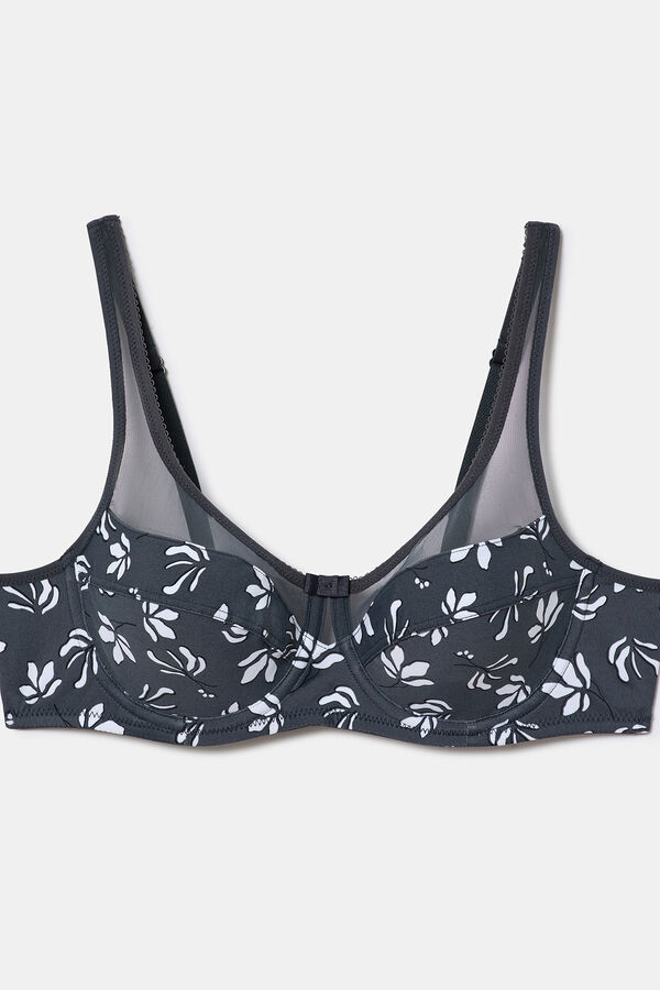 DIM Generous High-Capacity Underwire Bra  Print