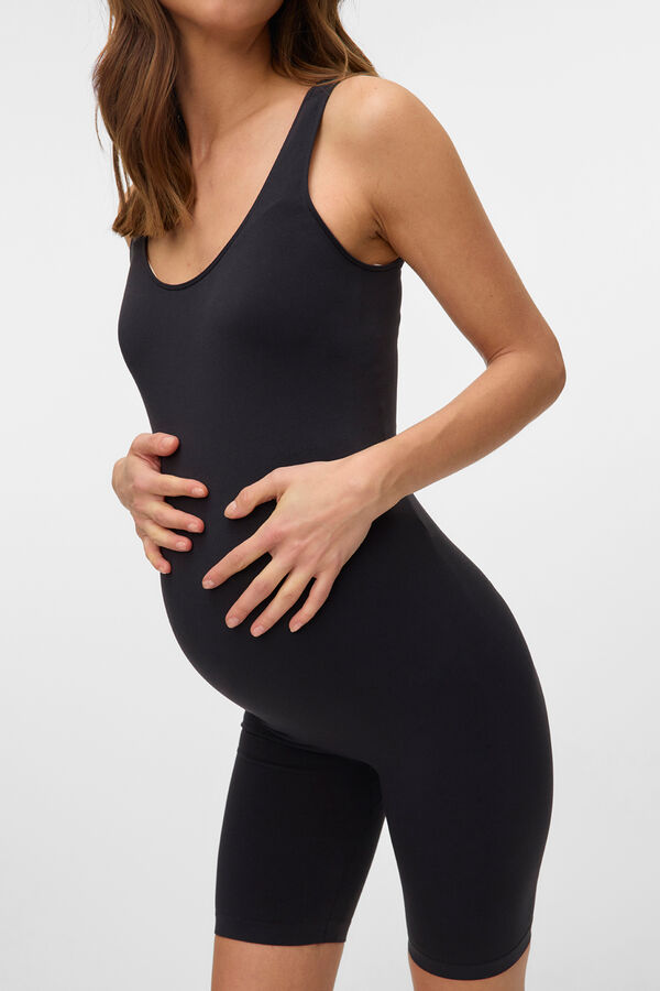 Mamalicious Sport-Jumpsuit Maternity Schwarz