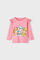 Womensecret T-shirt mini de menina rosa