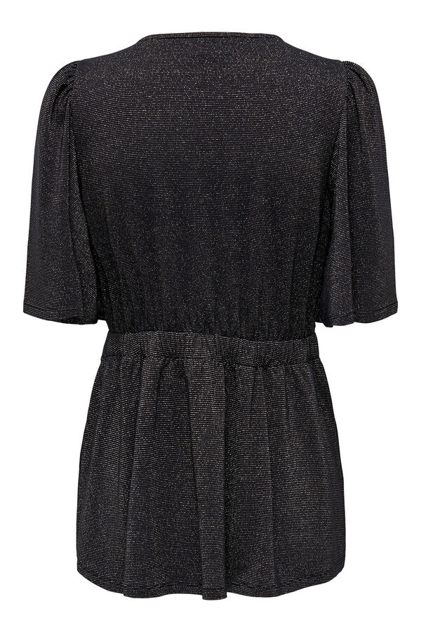 Only Maternity Camisa pr&eacute;-mam&atilde; manga curta com cintura ajust&aacute;vel cinzento