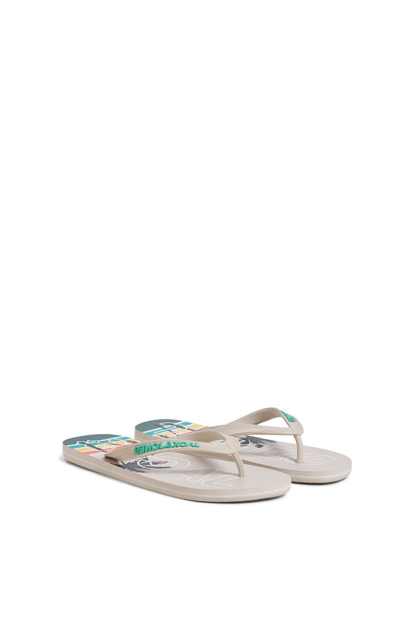 Jack & Jones Logo flip-flop style sandal grey