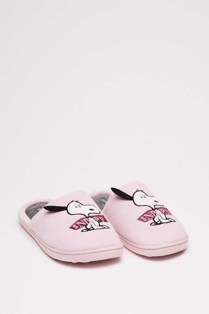 Womensecret Pink Snoopy slippers pink