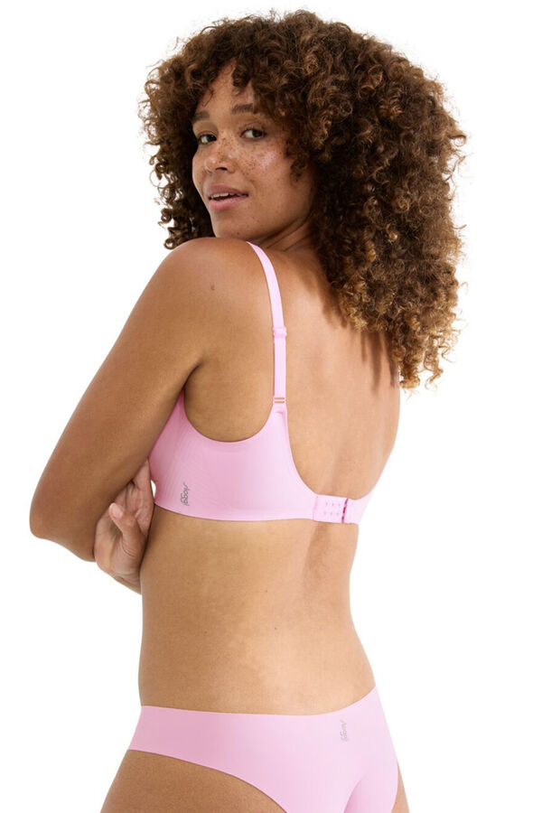 Sloggi Sujetador push up sin aro alta sujeci&oacute;n rosa
