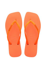 Womensecret Havaianas Square Glitter Neon flip-flops Narančasta