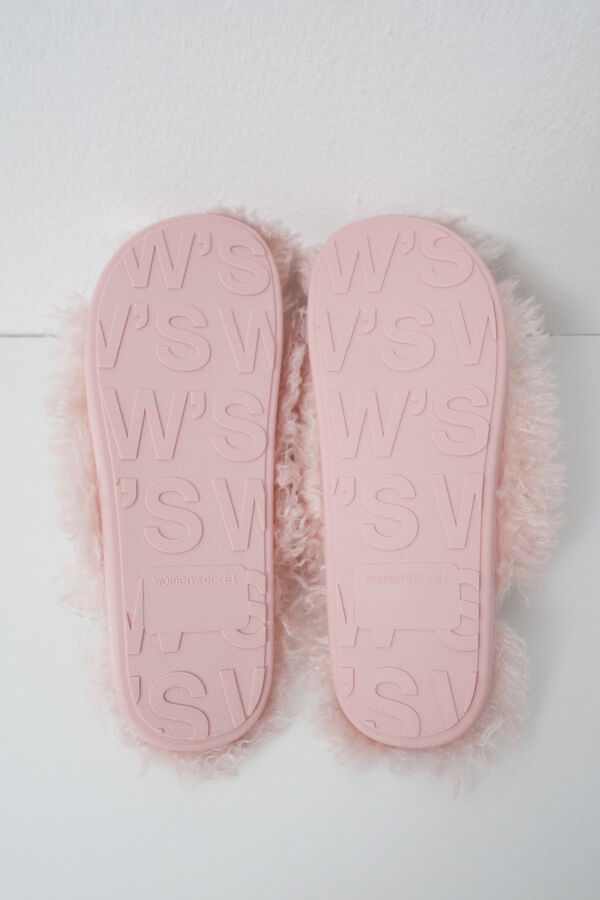 Women'secret Pink plush slippers pink
