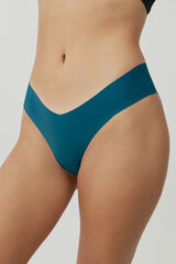 Black Limba Braga clásica de microfibra Loa Teal  azul