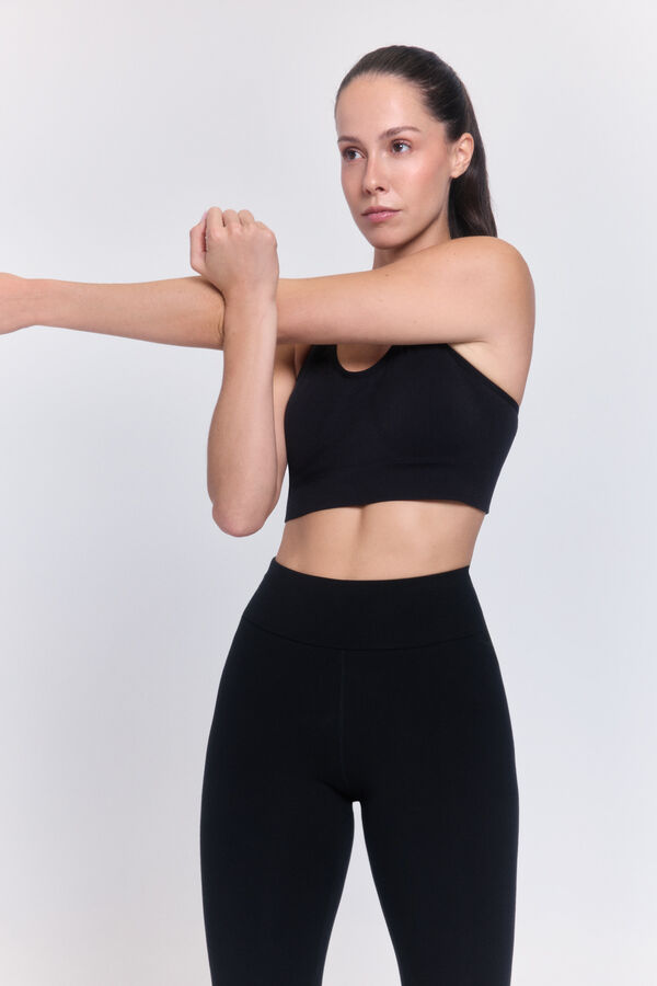 Only Play Sujetador intensidad media con copas negro