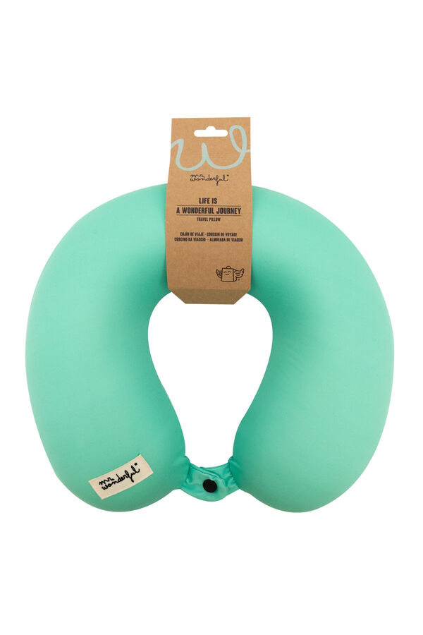 Mr. Wonderful Almofada de viagem estampado