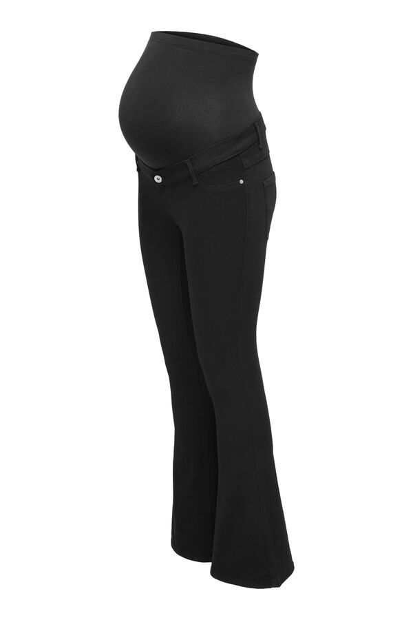 Only Maternity Flared push up maternity jeans black
