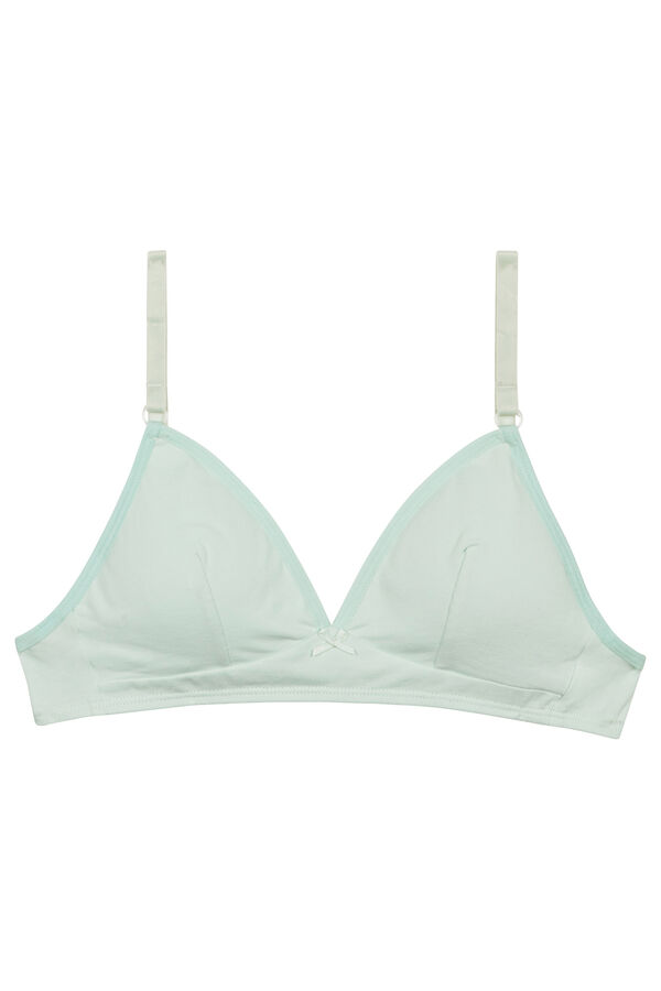 DIM Non-wired bra with removable cups, hypoallergenic, dermatologically tested  bleu