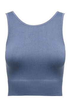 Womensecret Seamless straps sports bra blue