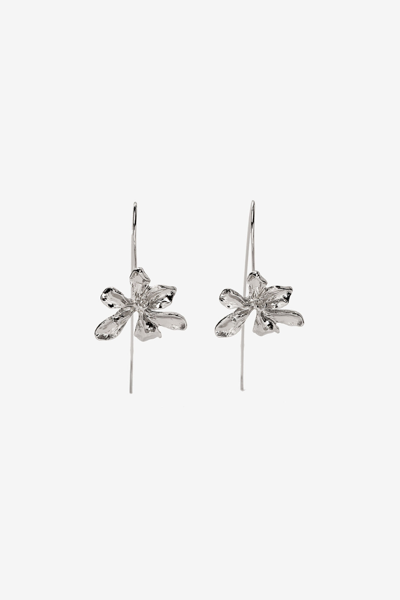 Vilanova Pendientes flor plateados