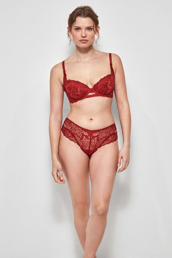 Womensecret Full coverage bra in cups C and D marron