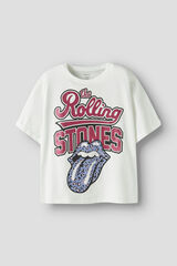 Name it Girl's T-shirt ROLLINGS STONE white