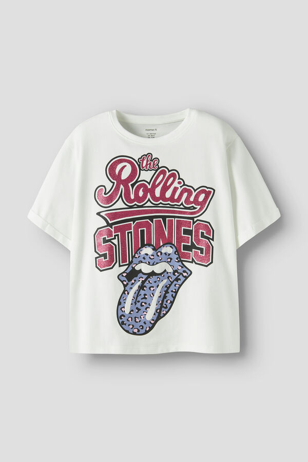 Name it Girl's T-shirt ROLLINGS STONE white