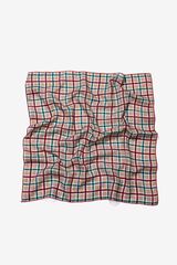 Vilanova Plaid print bandana blue