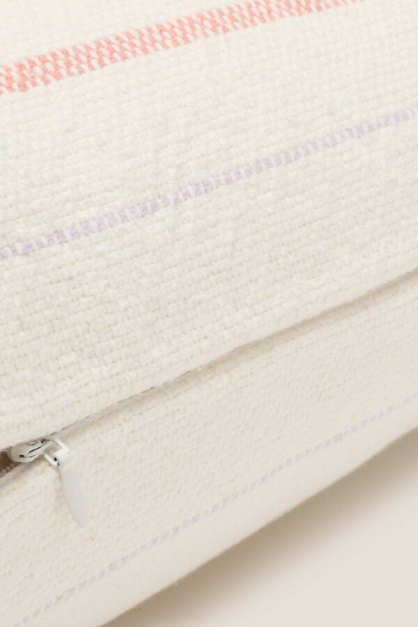 Womensecret Striped cotton cushion cover imprimé