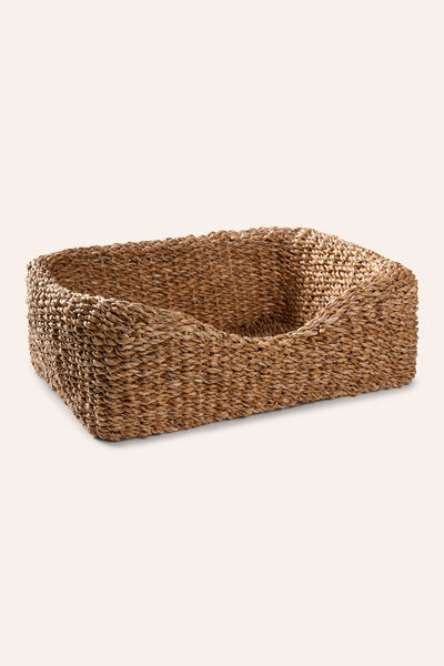 Womensecret Natural Braid 50 x 40 x 15 pet bed nude