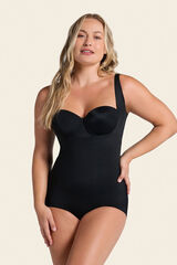 Leonisa Body faja moldeador de aspecto invisible en gl&uacute;teos negro