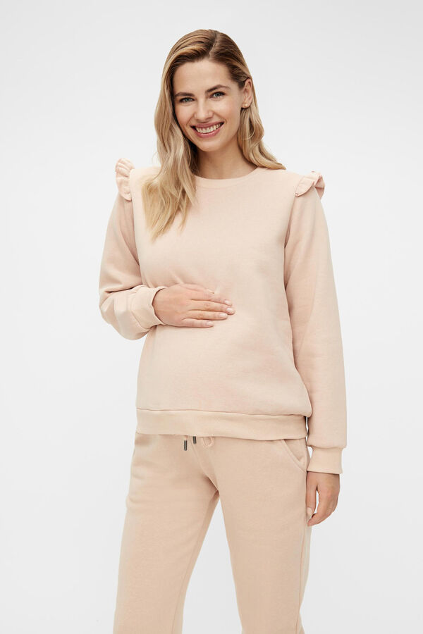 Womensecret Organic cotton maternity sweatshirt rózsaszín
