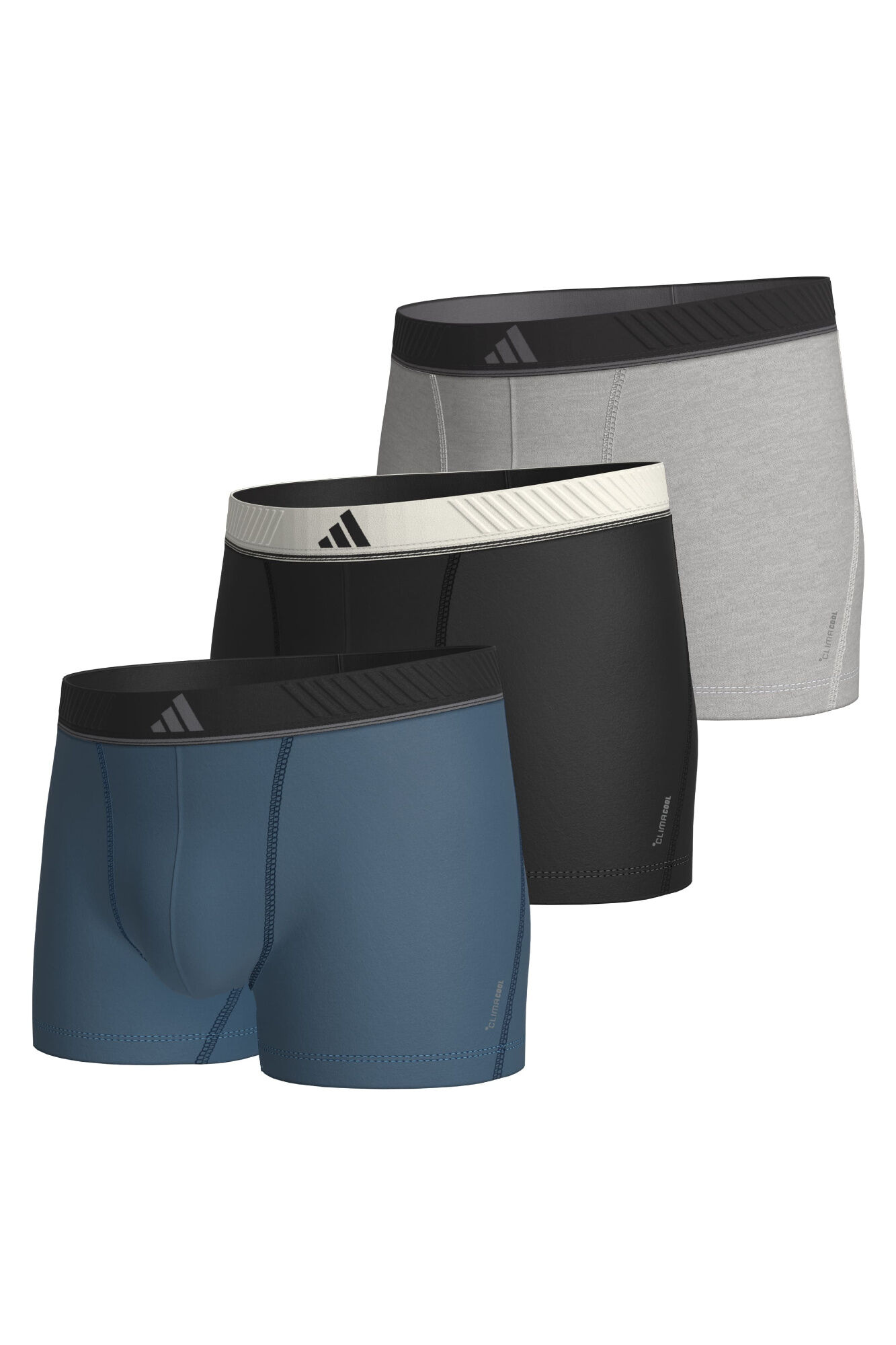 Adidas Pack 3 calzoncillos boxer logo