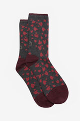 Womensecret Long dark grey socks szürke
