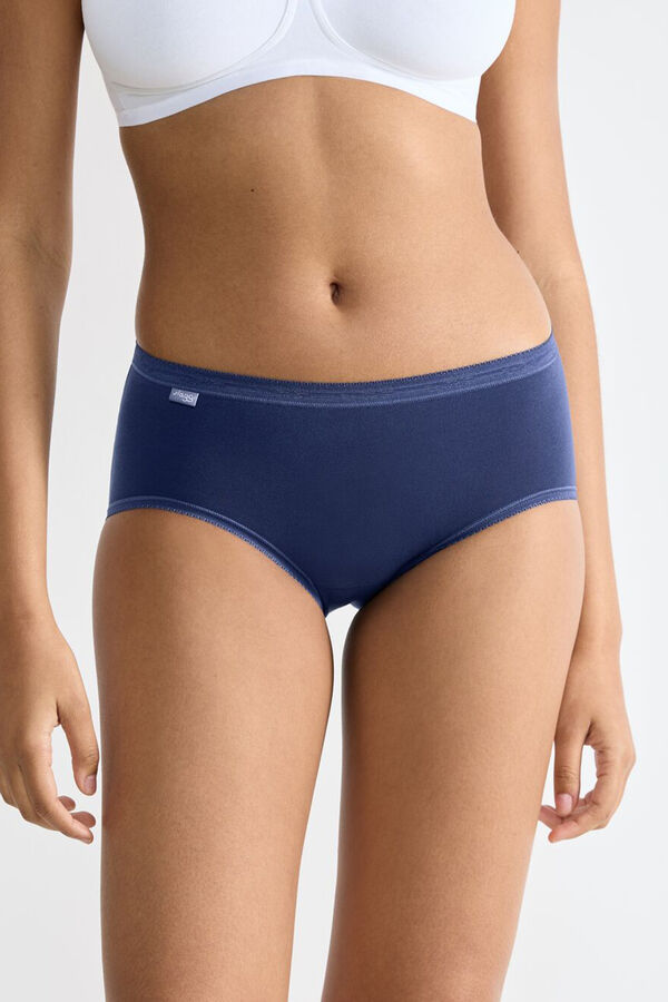 Sloggi Pack of 3 seamless high-rise panties Print