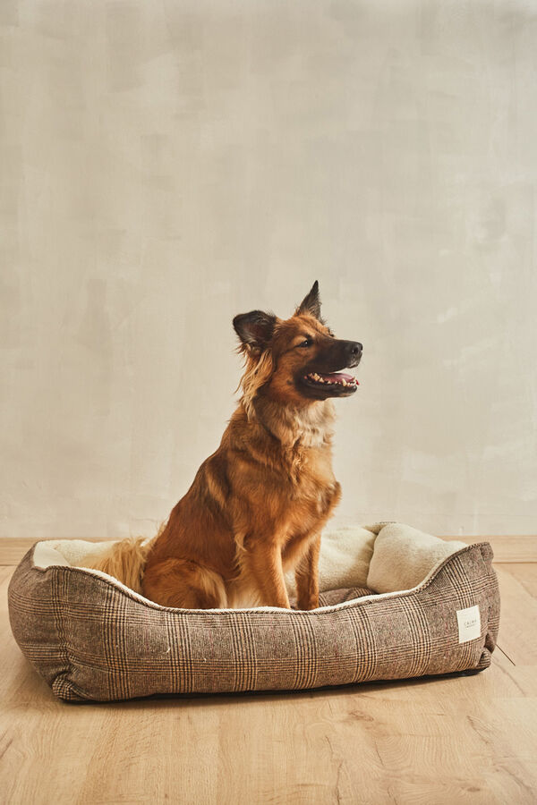 Calma House Cama para mascotas desenfundable Scott marr&oacute;n