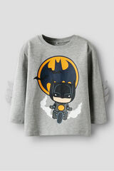 Name it T-Shirt Badman Grau