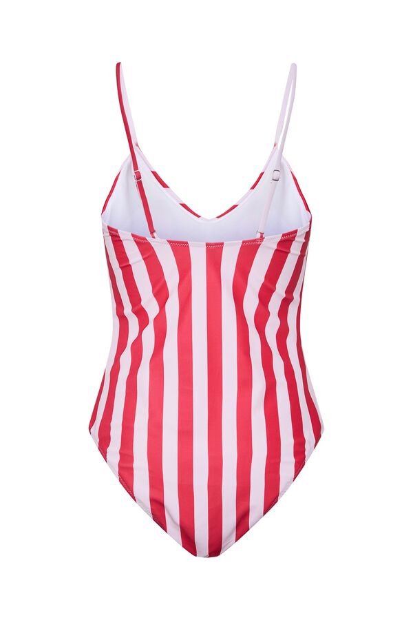 Pieces Maillot de bain &agrave; bretelles rouge