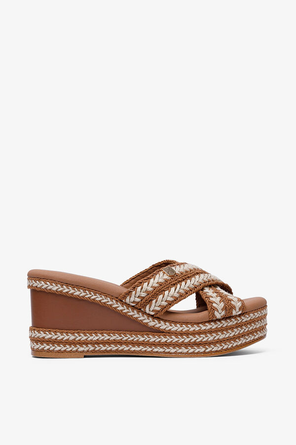 Popa Albufera Gallery low wedge sandal nude