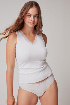 Womensecret Camiseta térmica EKO fehér