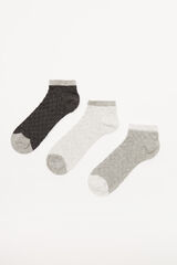 Womensecret 3-pack textured socks printed