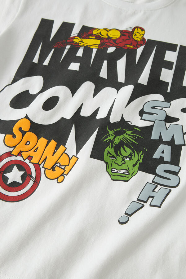 Name it Kids' short-sleeved T-shirt MARVEL white