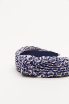 Womensecret Printed knot headband blue