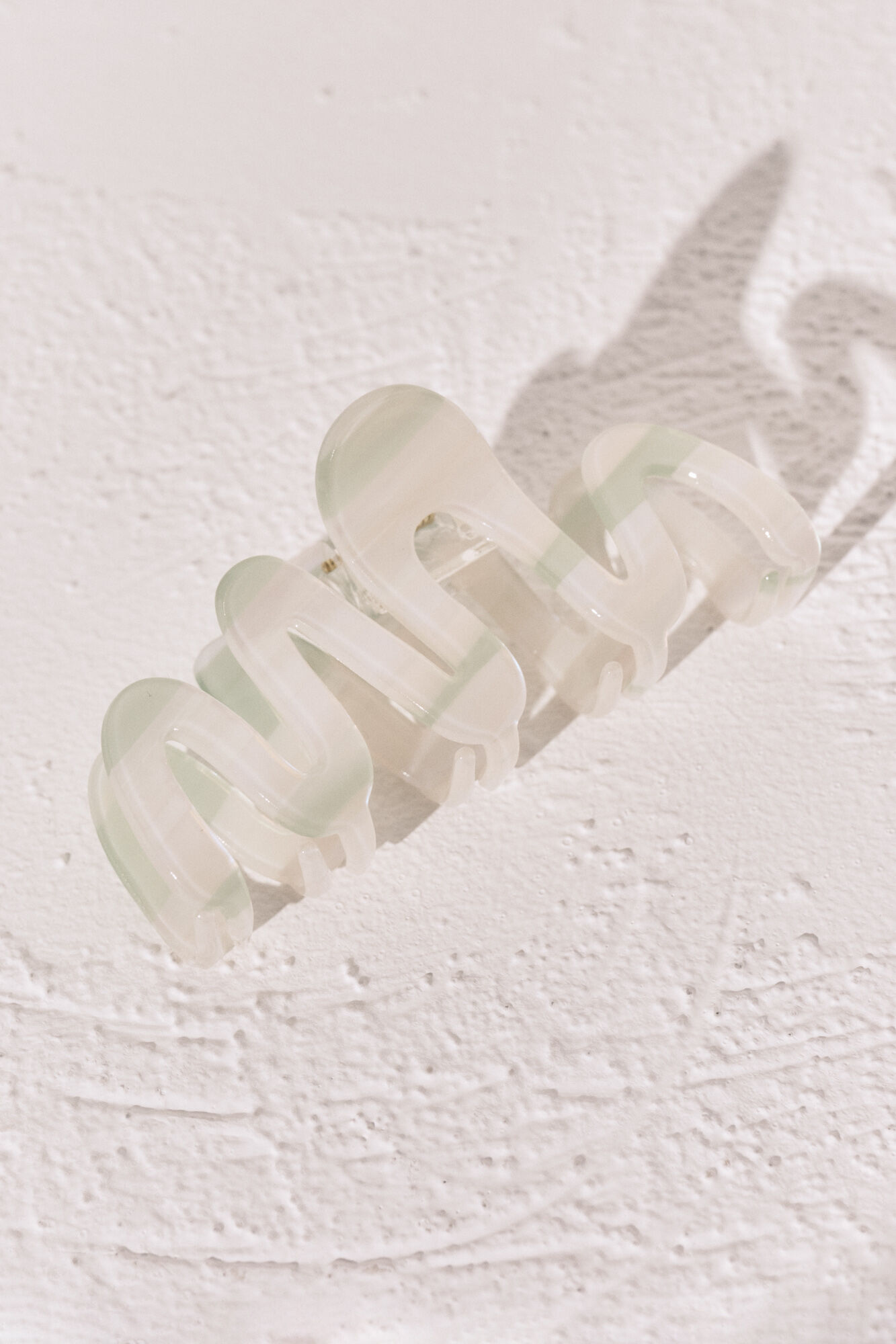 Women'secret Green wave-shaped hair clip