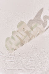 Women'secret Green wave-shaped hair clip green